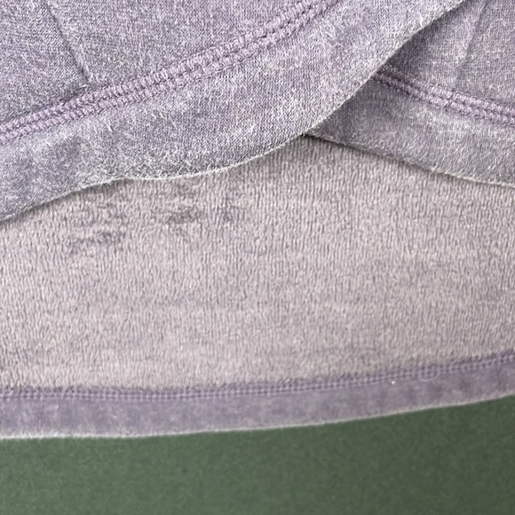 Athleta women’s purple Asymmetrical Zip Pullover medium with 2 zipper pockets - Picture 13 of 16